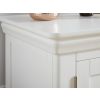 Toulouse White Painted Large Assembled TV Unit 2 Doors and Shelf - 10% OFF SPRING SALE - 8