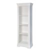 Toulouse White Painted Tall Narrow Bookcase - 10% OFF SPRING SALE - 3