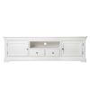 Toulouse White Painted Grande 210cm Extra Large Assembled TV Unit - 10% OFF SPRING SALE - 6