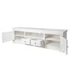 Toulouse White Painted Grande 210cm Extra Large Assembled TV Unit - 10% OFF SPRING SALE - 9