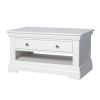 Toulouse White Painted Coffee Table 1 Drawer - 10% OFF SPRING SALE - 5
