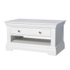 Toulouse White Painted Coffee Table 1 Drawer - SPRING SALE - 5