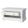 Toulouse White Painted Coffee Table 1 Drawer - SPRING SALE - 12