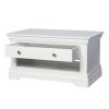 Toulouse White Painted Coffee Table 1 Drawer - 10% OFF SPRING SALE - 12