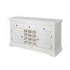 Toulouse White Painted 140cm Assembled Storage Wine Rack Sideboard - 10% OFF SPRING SALE - 5