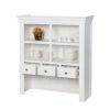 Toulouse 100cm White Painted Hutch Unit for combining with sideboard - 5