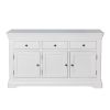 Toulouse 140cm White Painted Large Assembled Sideboard - 10% OFF CODE SAVE - 12