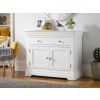 Toulouse 100cm White Painted Assembled Sideboard with Drawers - 10% OFF CODE SAVE - 5