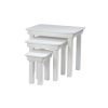 Toulouse White Painted Assembled Nest Of 3 Tables - SPRING SALE - 6