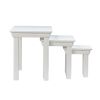 Toulouse White Painted Assembled Nest Of 3 Tables - SPRING SALE - 8