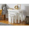 Toulouse White Painted Assembled Nest Of 3 Tables - SPRING SALE - 2