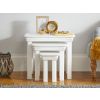 Toulouse White Painted Assembled Nest Of 3 Tables - SPRING SALE - 3