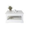 Toulouse White Painted 90cm Square Assembled Coffee Table With Shelf - 10% OFF SPRING SALE - 5