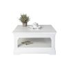 Toulouse White Painted 90cm Square Assembled Coffee Table With Shelf - SPRING SALE - 6