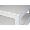 Toulouse White Painted 90cm Square Assembled Coffee Table With Shelf - 10% OFF SPRING SALE - 6