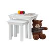 Toulouse White Painted Assembled Nest Of Two Tables - SPRING SALE - 10