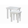 Toulouse White Painted Nest Of Two Tables - 10% OFF CODE SAVE - 10