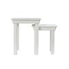 Toulouse White Painted Nest Of Two Tables - 10% OFF CODE SAVE - 12
