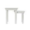 Toulouse White Painted Assembled Nest Of Two Tables - SPRING SALE - 13