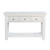 Toulouse White Painted 3 Drawer Large Assembled Console Table - 10% OFF SPRING SALE - 6