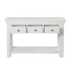 Toulouse White Painted 3 Drawer Large Assembled Console Table - 10% OFF SPRING SALE - 8