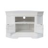 Toulouse White Painted Fully Assembled Corner TV Unit 2 Doors - 10% OFF SPRING SALE - 13