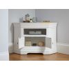 Toulouse White Painted Fully Assembled Corner TV Unit 2 Doors - 10% OFF SPRING SALE - 5