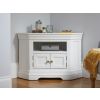 Toulouse White Painted Fully Assembled Corner TV Unit 2 Doors - 10% OFF SPRING SALE - 6