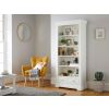 Toulouse White Painted Tall Fully Assembled Bookcase 2 Drawers - 10% OFF CODE SAVE - 3