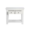 Toulouse White Painted Assembled Console Table 2 Drawers - 10% OFF SPRING SALE - 12