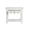 Toulouse White Painted Assembled Console Table 2 Drawers - SPRING SALE - 12