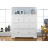 Toulouse White Painted Large Grande 2 Over 2 Chest Drawers - 20% OFF SPRING SALE - 7