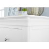 Toulouse White Painted Large Grande 2 Over 2 Assembled Chest Drawers - SPRING SALE - 11