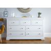 Toulouse White Painted Grande Extra Large 3 Over 4 Assembled Chest of Drawers - 10% OFF SPRING SALE - 10