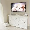 Toulouse White Painted Grande Extra Large 3 Over 4 Assembled Chest of Drawers - 10% OFF SPRING SALE - 6