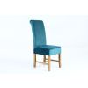 Harrogate Teal Green Velvet Dining Chair with Oak Legs - 10% OFF SPRING SALE - 4