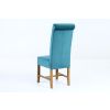 Harrogate Teal Green Velvet Dining Chair with Oak Legs - 10% OFF SPRING SALE - 5