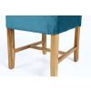 Harrogate Teal Green Velvet Dining Chair with Oak Legs - 10% OFF SPRING SALE - 8