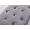 Highgrove Grey Velvet Fabric Studded Medium Oak Dining Bench - 10% OFF SPRING SALE - 4