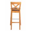 Java Cross Tall Oak Fully Assembled Kitchen Bar Stool - 10% OFF SPRING SALE - 8