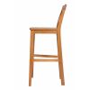 Java Cross Tall Fully Assembled Solid Oak Bar Stool - 10% OFF SPRING SALE - 7