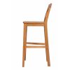 Java Cross Tall Fully Assembled Solid Oak Bar Stool - 20% OFF SPRING SALE - 7