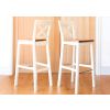Java Cross Cream Painted Fully Assembled Tall Bar Stool - 10% OFF SPRING SALE - 6