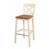 Java Cross Cream Painted Fully Assembled Tall Bar Stool - 10% OFF SPRING SALE - 7