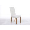 Kensington Beige Fabric Dining Chair Oak Legs - SPRING SALE - 3