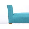 Kensington Teal Fabric Dining Chair with Oak Legs - SPRING SALE - 6