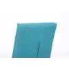 Kensington Teal Fabric Dining Chair with Oak Legs - SPRING SALE - 8