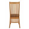 Lichfield Dark Brown Leather Solid Oak Dining Chair - 10% OFF WINTER SALE - 6