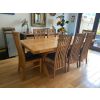 Lichfield Dark Brown Leather Assembled Solid Oak Dining Chair - 20% OFF SPRING SALE - 3