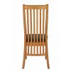 Lichfield Solid Oak Assembled Dining Chair Black Leather - 10% OFF SPRING SALE - 6